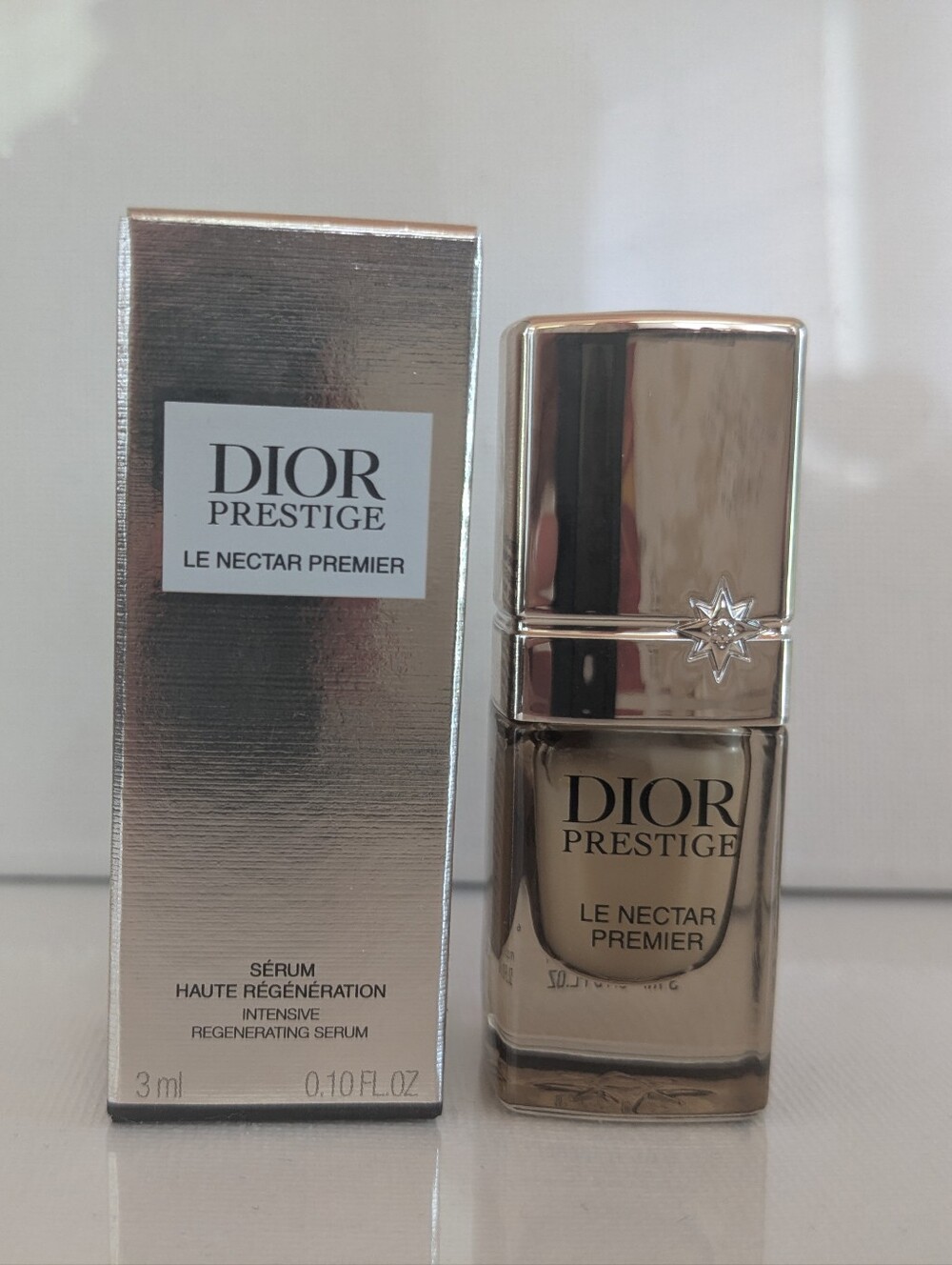Dior Prestige Le Nectar Premier Serum in Metallic Gold Bottle